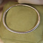 Classic Sparkling Oval Bangle Bracelet