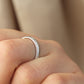 拉丝 Brushed Finish Retro Ring