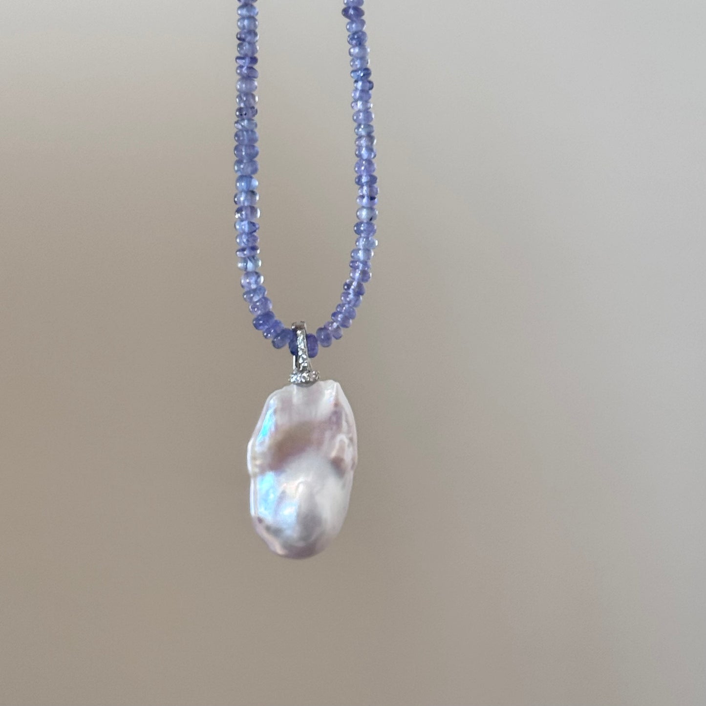 Natural Baroque Pendant Necklace