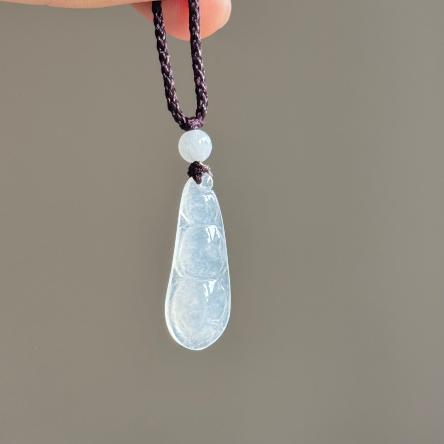 Little Pea Natural Jadeite Long Necklace