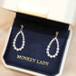 Bubble WaterDrop Moissanite Earrings