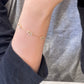 14K Solid Gold Spark Link Bracelet猪鼻子