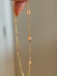 14K Solid Rose Gold Rolling Luck Bracelet