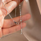 Sparkling Plain Chain Necklace, 60cm