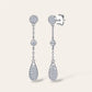 Raindrop Moissanite Earrings