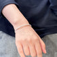 Classic Sparkling Oval Bangle Bracelet