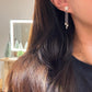 Shiny Star Moissanite Drop Earrings后挂式