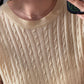 14K Solid Gold Shiny Choker Necklace,38cm