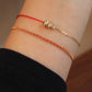 18K Solid Gold Red Bracelet
