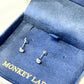 Mini Bubble Moissanite Earrings