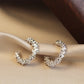 碎碎冰 C-Shape Earrings