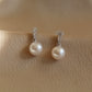 Water-drop Natural Pearl Earrings