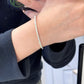 Classic Sparkling Oval Bangle Bracelet