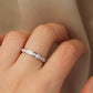 Full Eternity Moissanite Ring