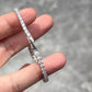 Sparkling Tennis Moissanite Bracelet, 0.06 carat
