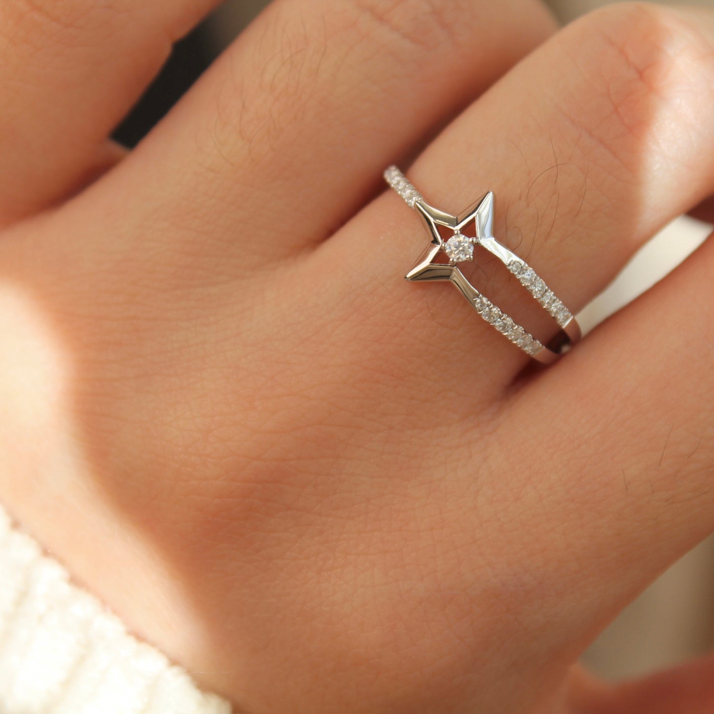 铂金Platinum PT950 Meteor Ring