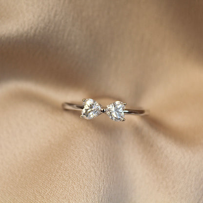 Bowknot Moissanite Ring