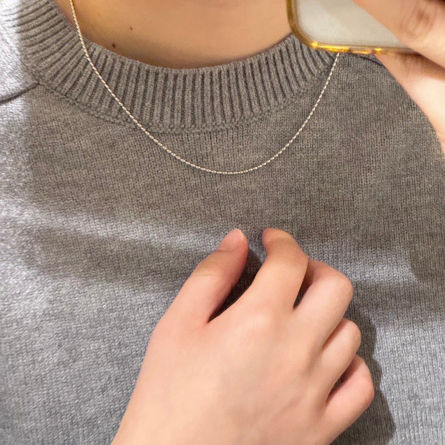橄榄豆豆链Olive Beads Plain Necklace