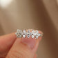 Lucky Clover Moissanite Ring