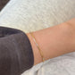 18K Solid Gold Shiny Bracelet
