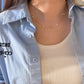14K Solid Gold Natural Pearl Necklace满天星