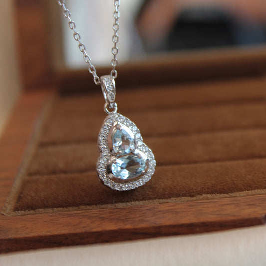 Hulu Natural Aquamarine Necklace