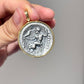 Greek Coin-Inspired Pendant
