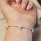 Classic Five Clovers Moissanite Bracelet, 2 Carat