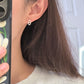 14K Solid Gold Spark Link Earrings