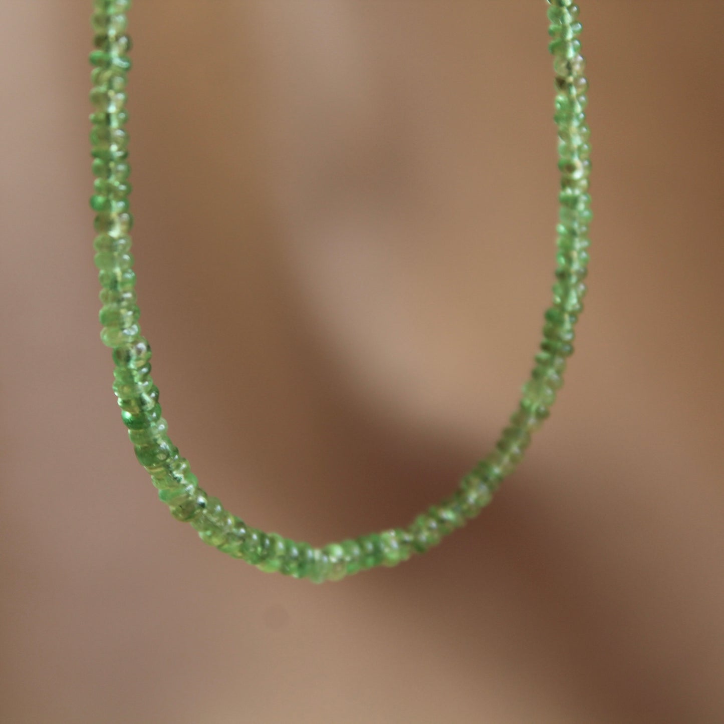 沙弗莱 Natural Tsavorite Necklace