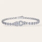 Baguette Cut Moissanite Bracelet