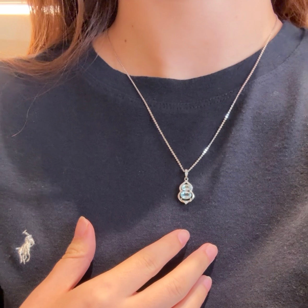 铂金Platinum PT950 Plain Chain Necklace