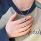 Lab-Grown Ruby Sunflower Necklace