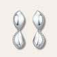 Twisted Mirror Finish Earrings