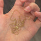 14K Solid Gold Plain Chain Necklace闪珠链