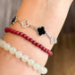 墨翠Natural Black Jadeite Clover Bracelet