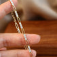 14K Solid Gold Infinity Glow Bracelet