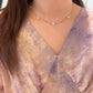 14K Solid Gold Natural Pearl Necklace满天星