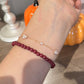 14K Solid Rose Gold Blessing Hulu Bracelet