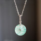 非洲翠平安扣African Aventurine Peace Buckle Necklace