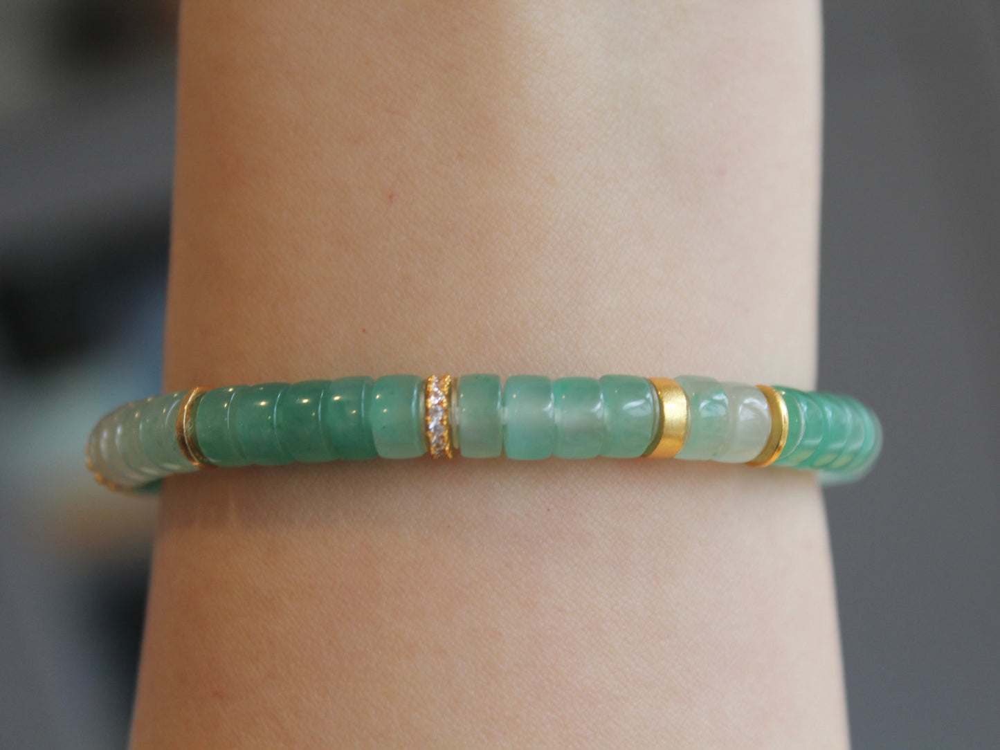 非洲翠渐变手串 African Aventurine Bracelet