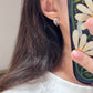 Twisted Line Stud Earrings