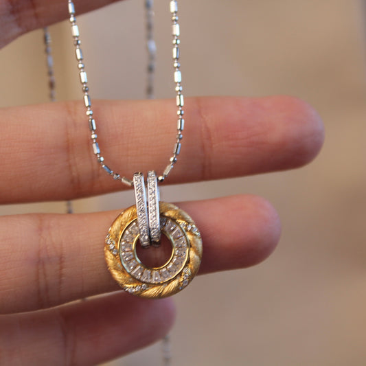 Donut Double-Sided Necklace