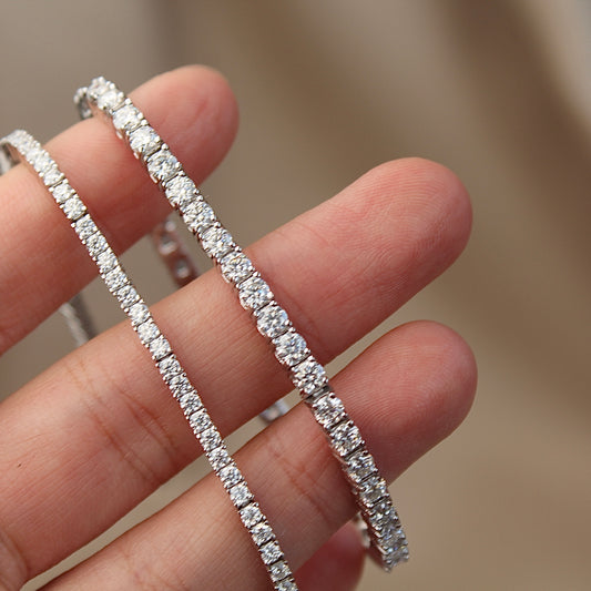 Sparkling Tennis Moissanite Bracelet