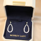 Bubble WaterDrop Moissanite Earrings