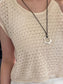 Minimal Loop Silver Necklace