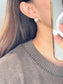 Matte Finish C-Shape Earrings
