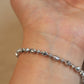 Sparkling Olive Bead Bracelet 波纹橄榄珠
