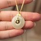 Lotus Peace Buckle Natural Jade Necklace