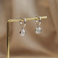 Bubble Moissanite Drop Earrings
